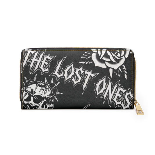 The Lost Ones Abyssal Thorn Leather Zip Clutch