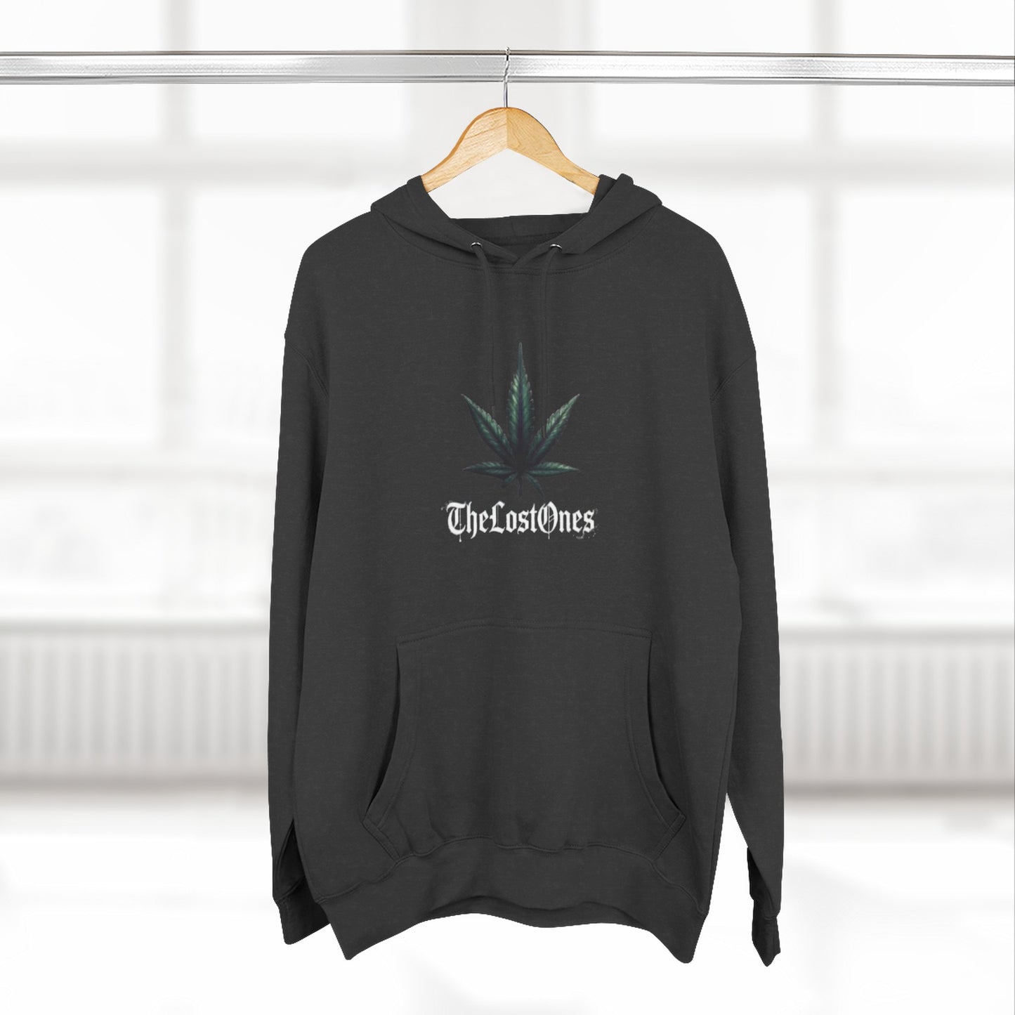 Hoodie — 'TheLostOnes' Cannabis Leaf Hooded Sweatshirt (Back: "Legalize" Design)