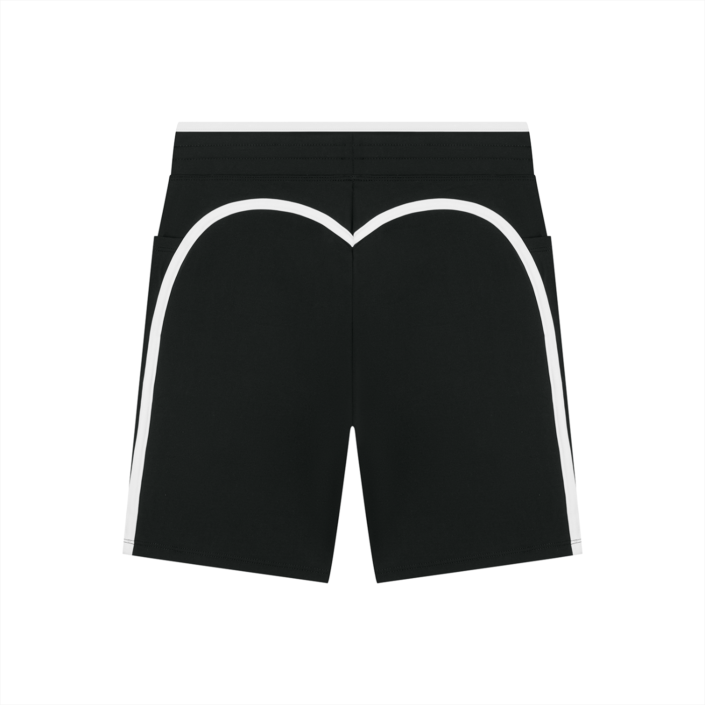 Women's High Rise Color Block Shorts