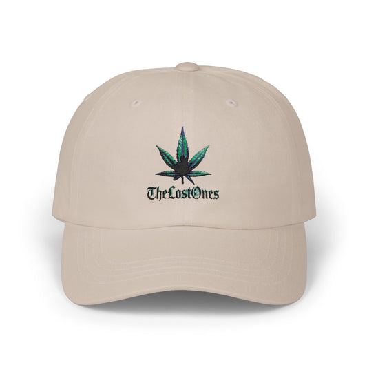 Embroidered Cannabis Leaf Dad Cap — "TheLostOnes" Streetwear Hat