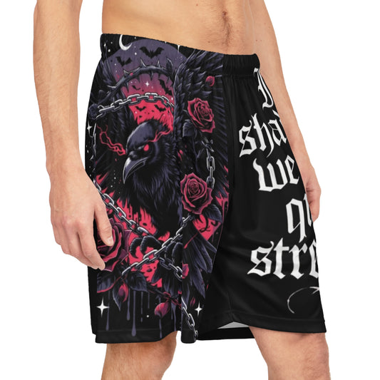 “In Shadow We Find Quiet Strength” Raven & Rose Shorts