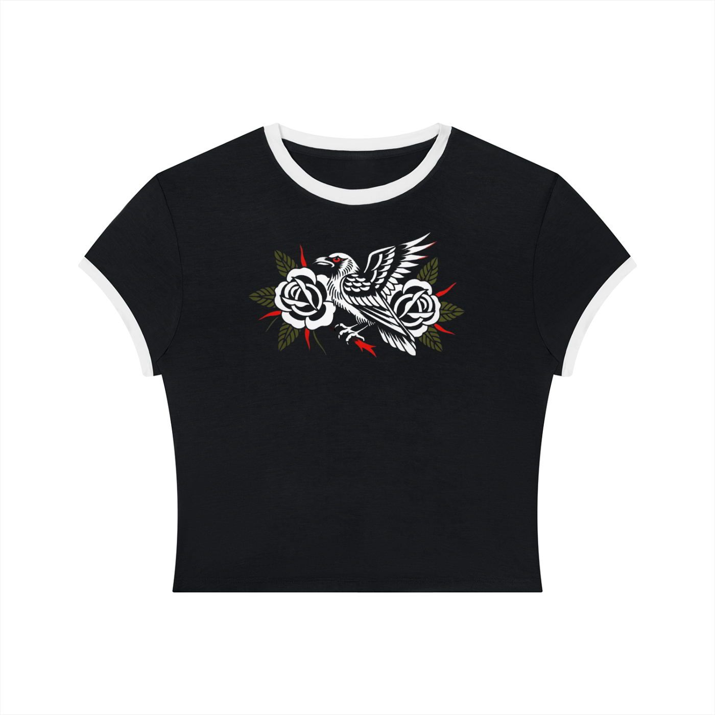 Raven's Veil Color Block Baby Tee