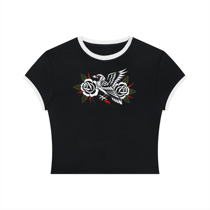Raven's Veil Color Block Baby Tee