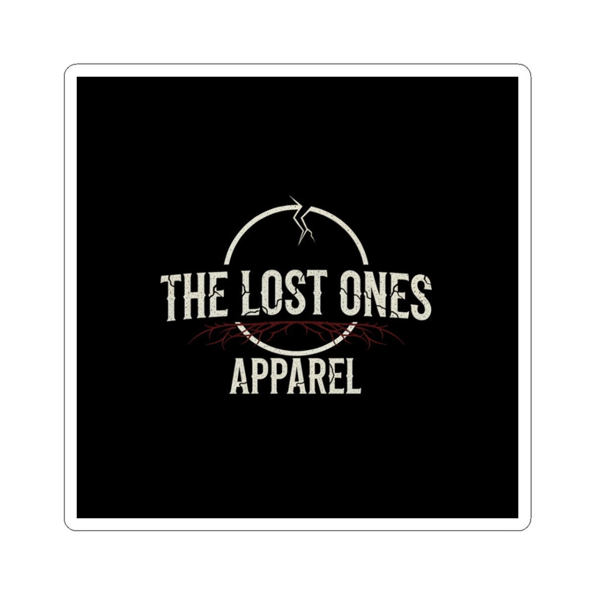 The Lost Ones Apparel Logo Sticker — Kiss-Cut Brand Decal