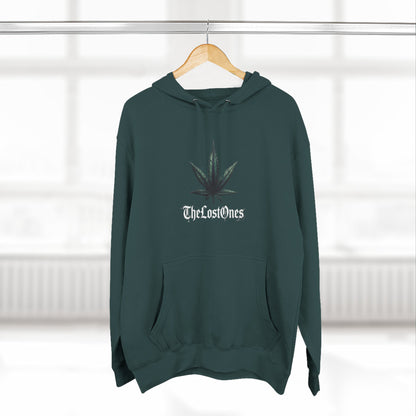 Hoodie — 'TheLostOnes' Cannabis Leaf Hooded Sweatshirt (Back: "Legalize" Design)