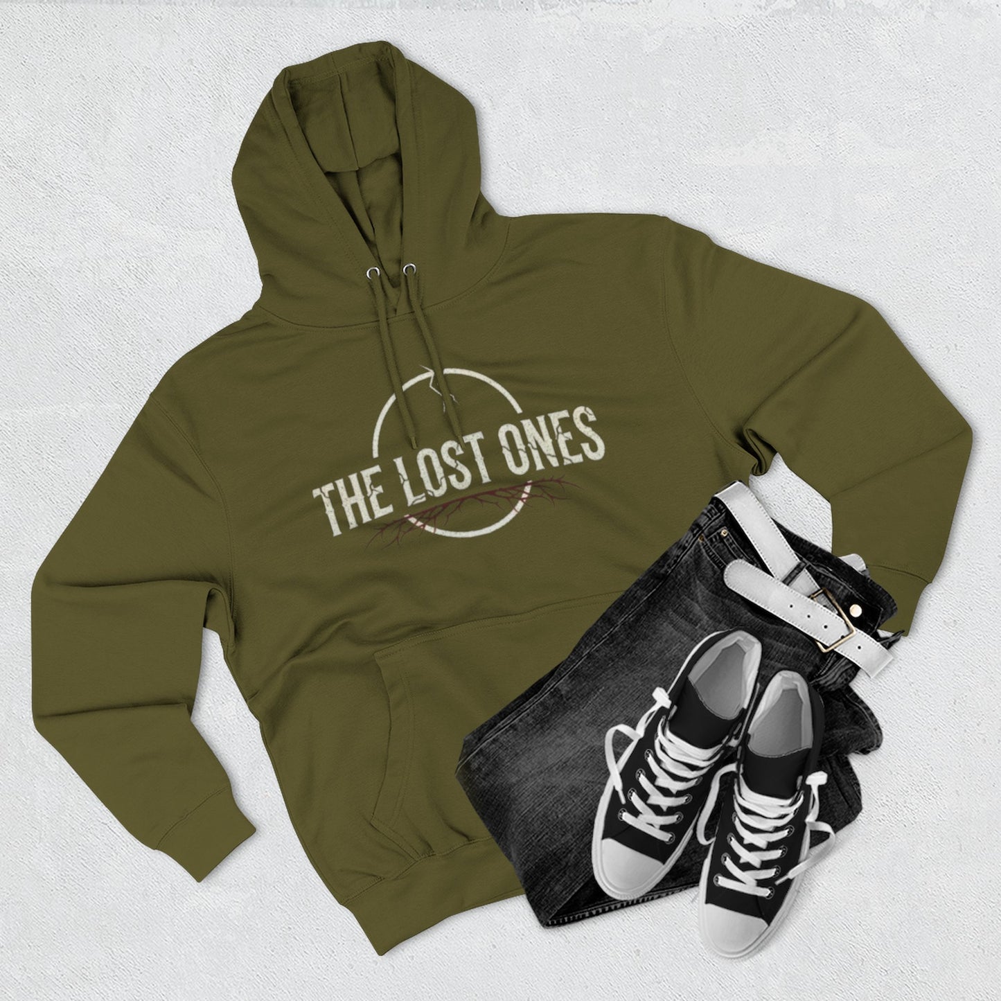 The Lost Ones Hoodie - Minimal Emblem Fleece Pullover