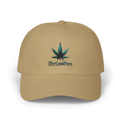 Embroidered Cannabis Leaf Dad Cap — "TheLostOnes" Streetwear Hat