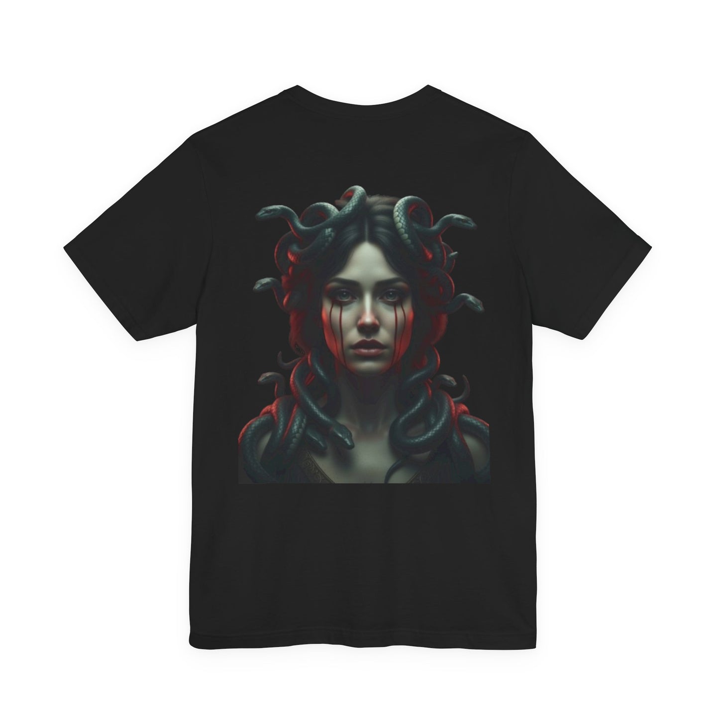 Medusa Portrait Tee — "Beauty Is Pain" Gothic Graphic T‑Shirt