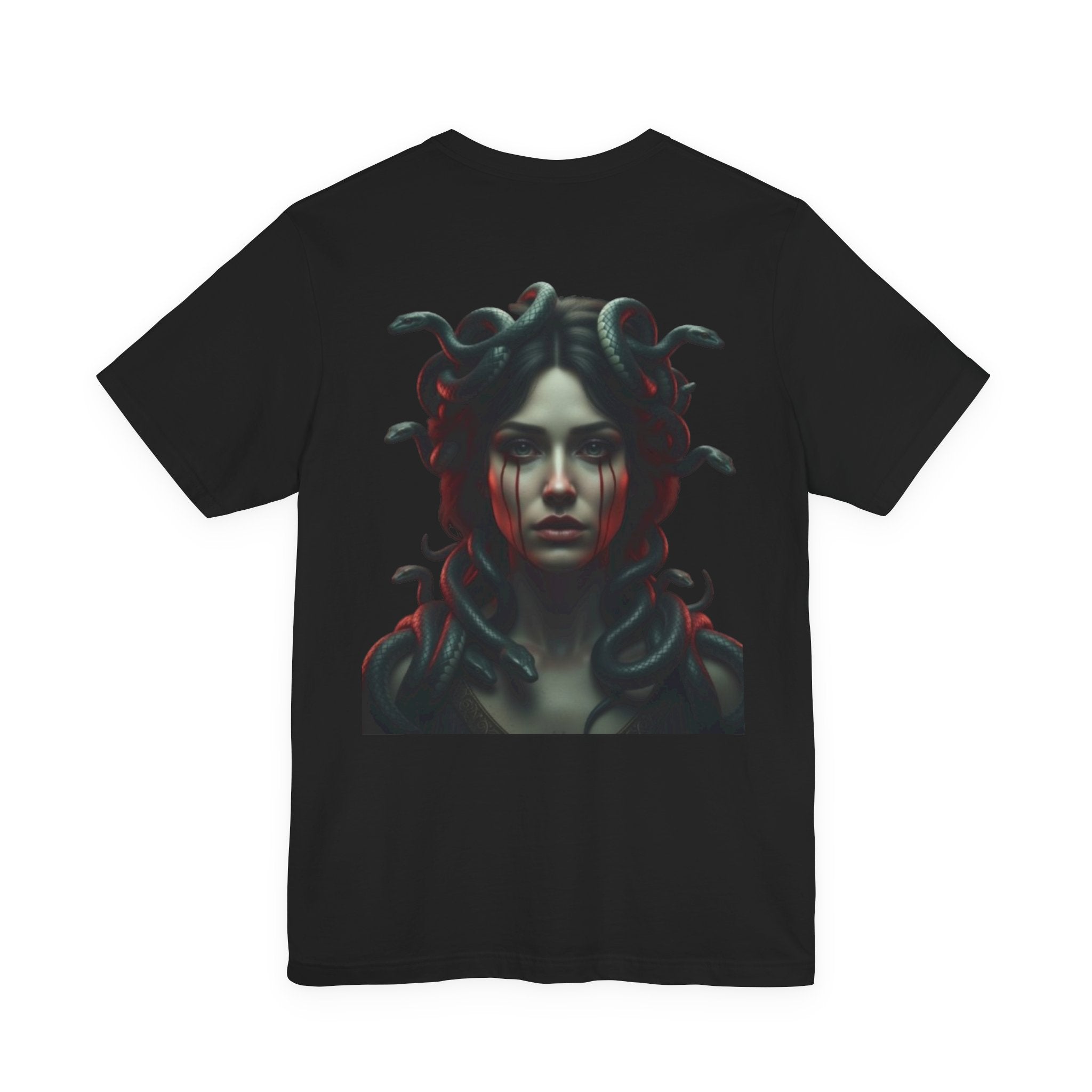 Medusa Portrait Tee — "Beauty Is Pain" Gothic Graphic T‑Shirt