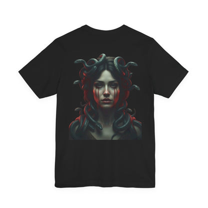 Medusa Portrait Tee — "Beauty Is Pain" Gothic Graphic T‑Shirt