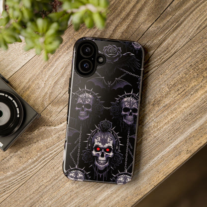 Skull & Red-Eye Gothic Phone Case