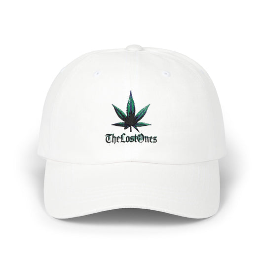 Embroidered Cannabis Leaf Dad Cap — "TheLostOnes" Streetwear Hat