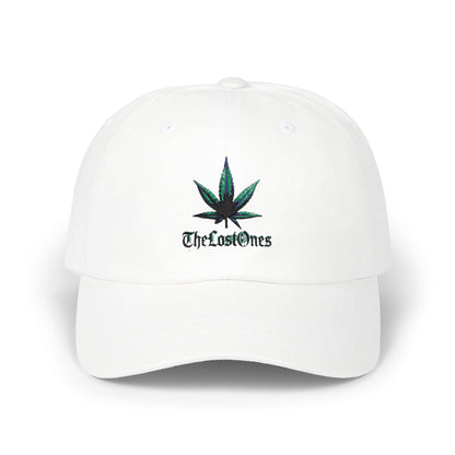 Embroidered Cannabis Leaf Dad Cap — "TheLostOnes" Streetwear Hat