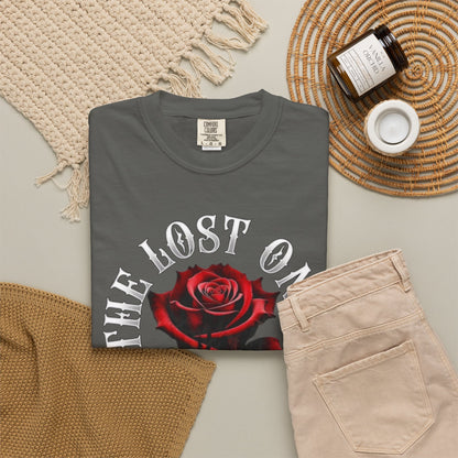 Gothic Rose & Raven T-Shirt — "The Lost Ones"