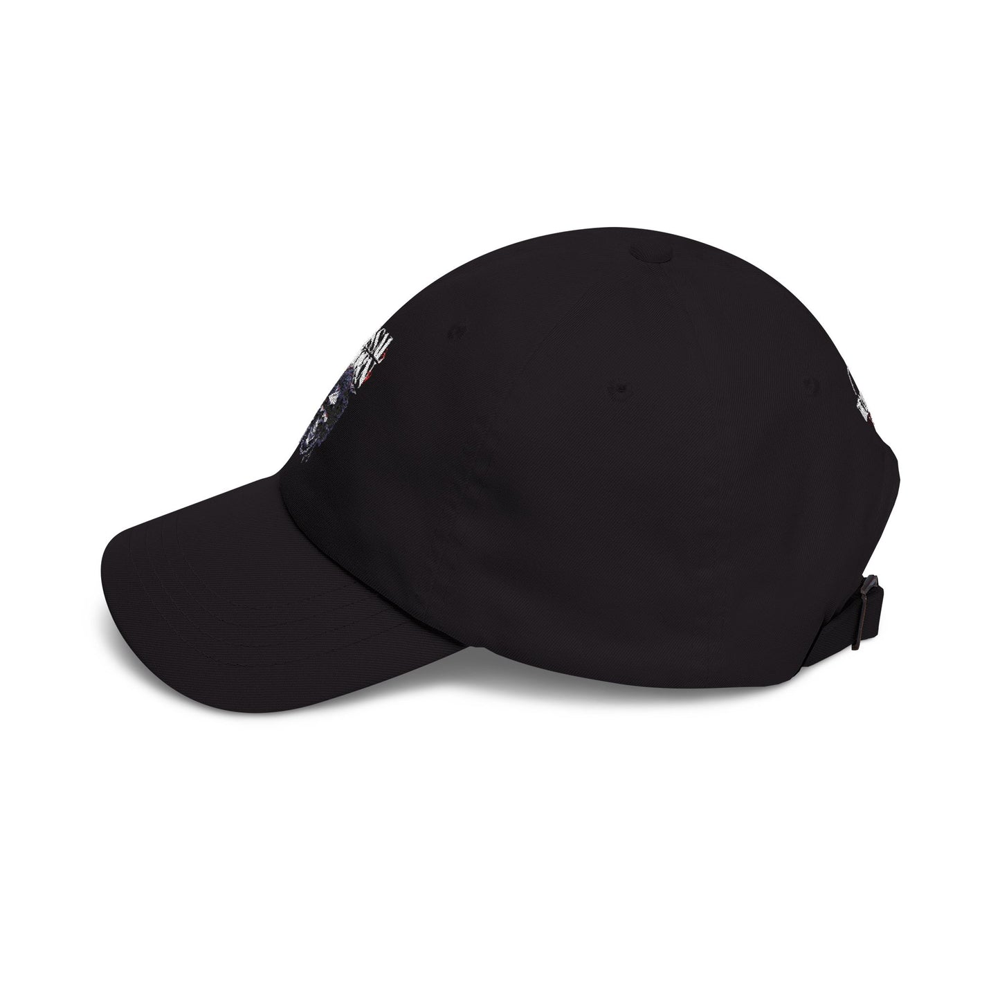 Abyssal Thorn Skull Dad Cap — The Lost Ones Embroidered Black Hat