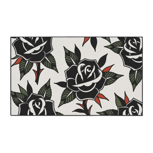 Black Rose Heavy Duty Floor Mat
