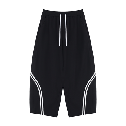 Wide Leg Piping Sweatpants