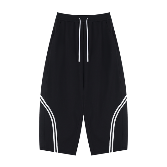 Wide Leg Piping Sweatpants
