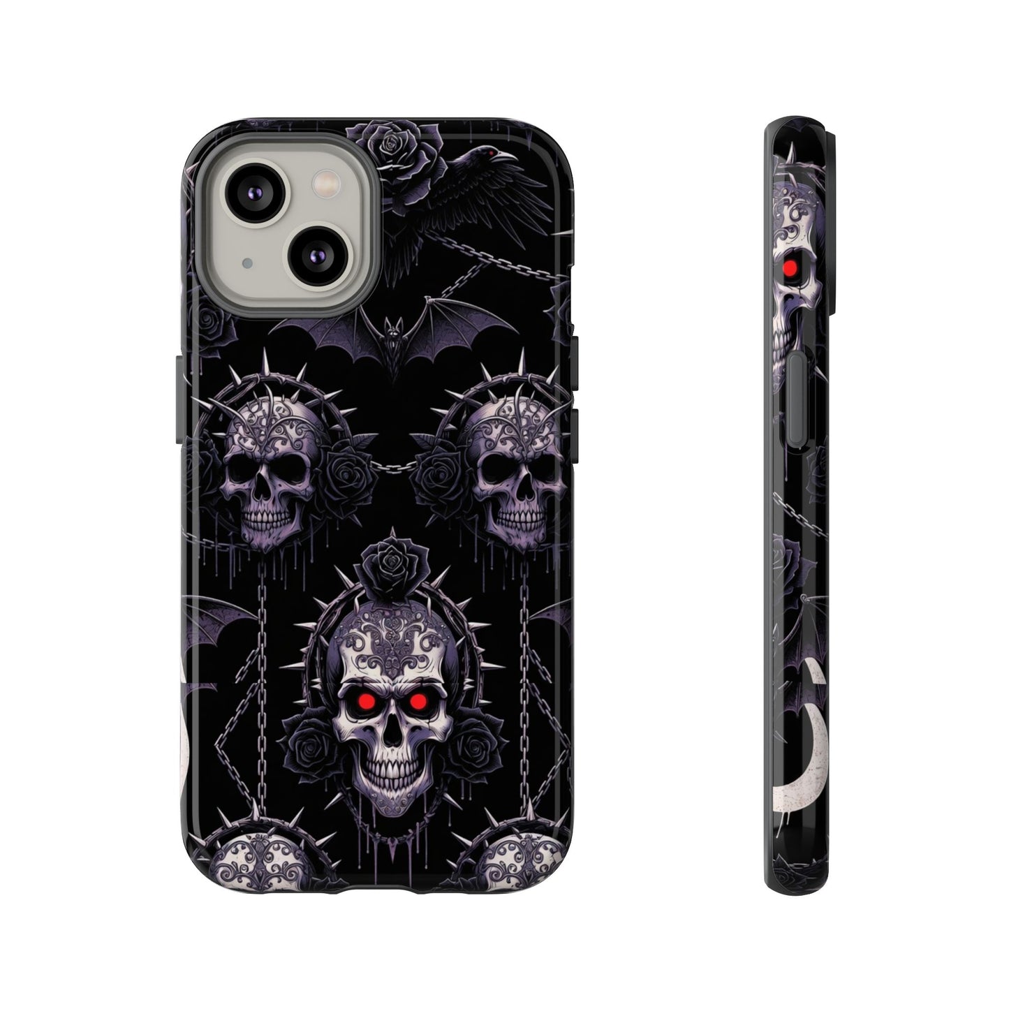 Skull & Red-Eye Gothic Phone Case