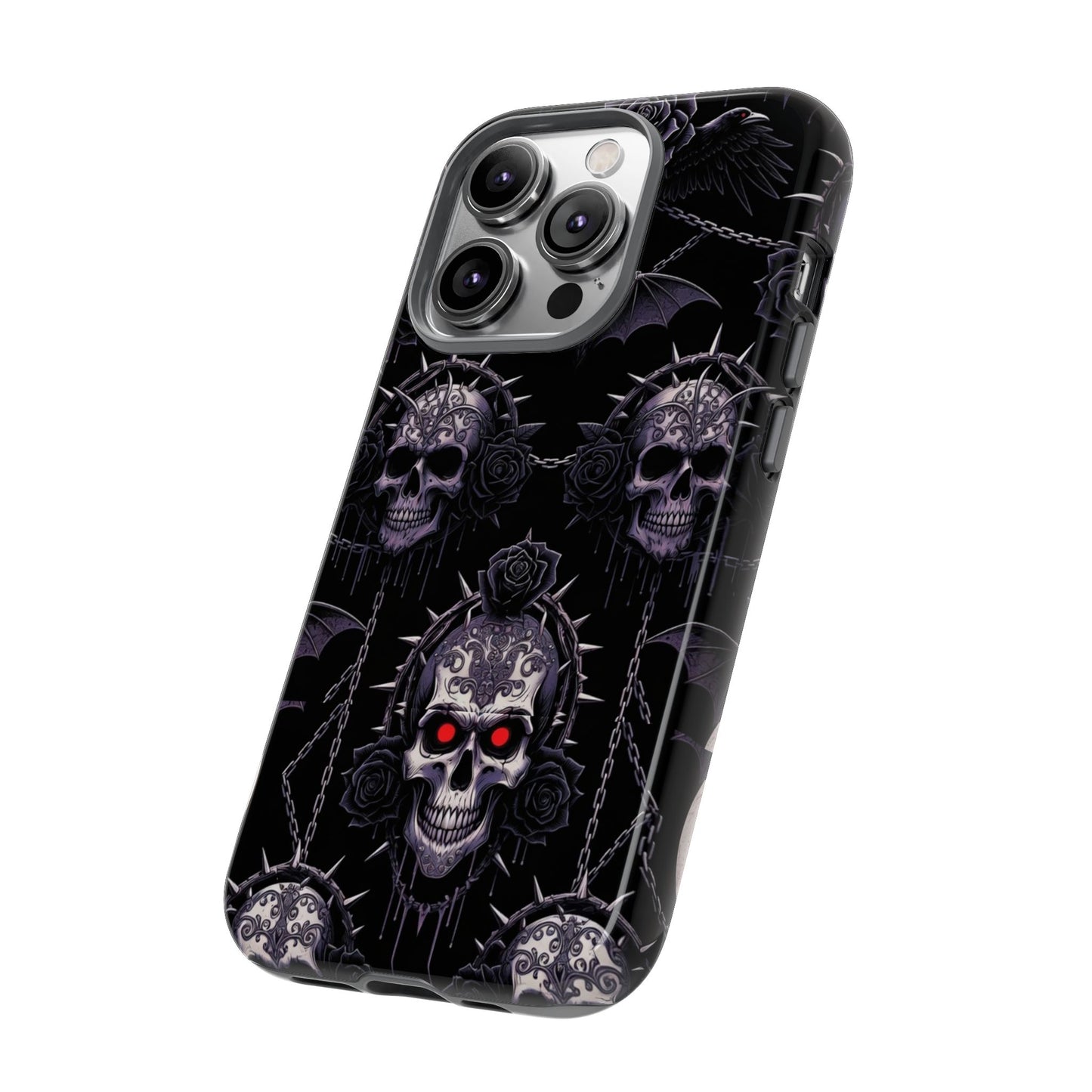 Skull & Red-Eye Gothic Phone Case
