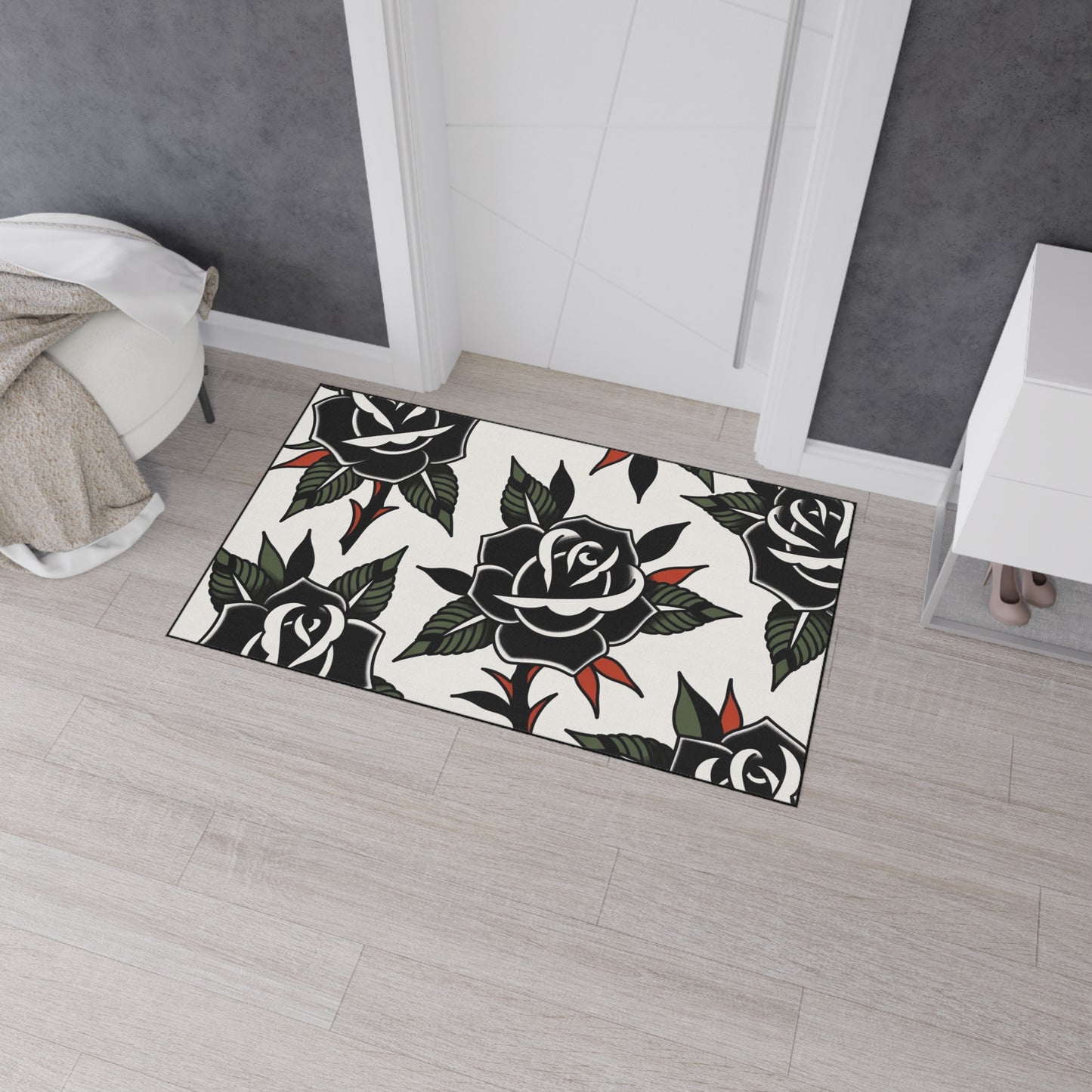 Black Rose Heavy Duty Floor Mat