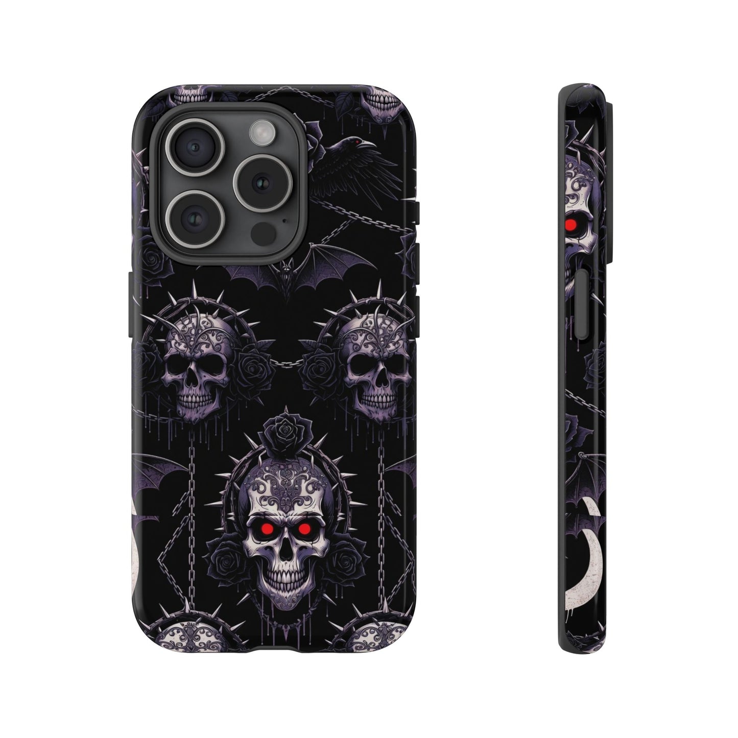 Skull & Red-Eye Gothic Phone Case