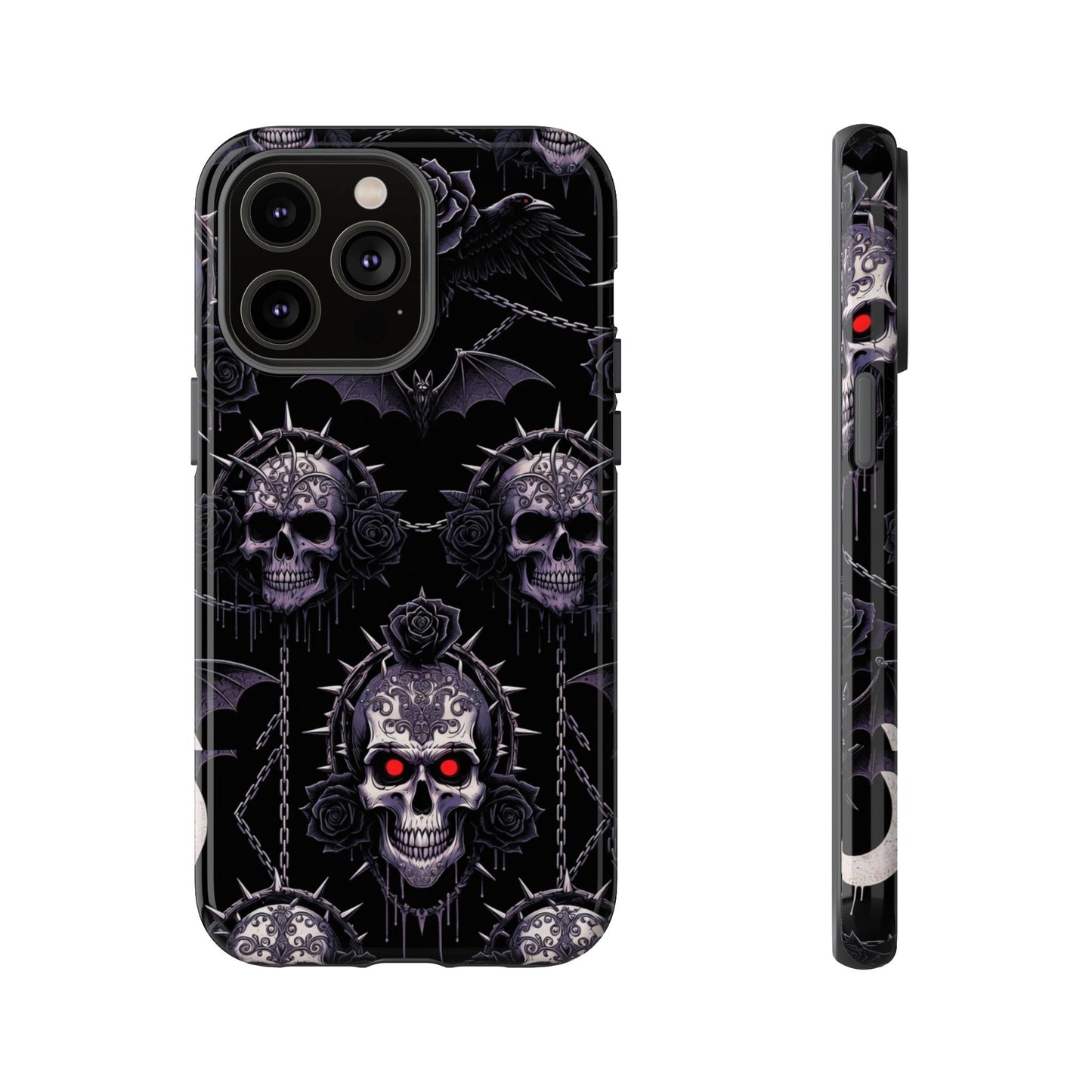 Skull & Red-Eye Gothic Phone Case