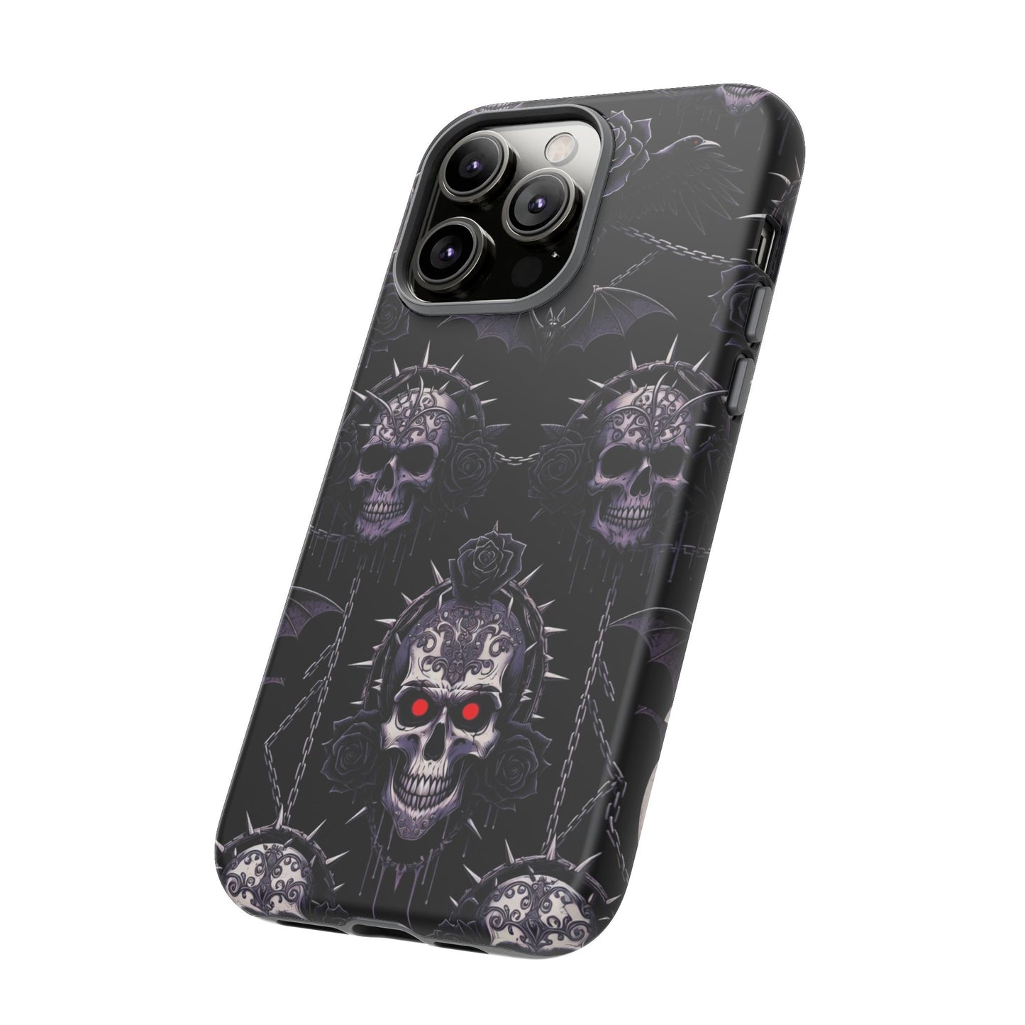 Skull & Red-Eye Gothic Phone Case