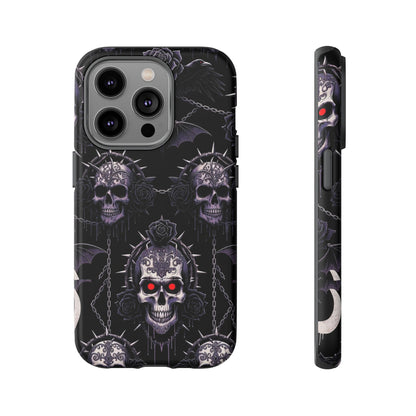 Skull & Red-Eye Gothic Phone Case