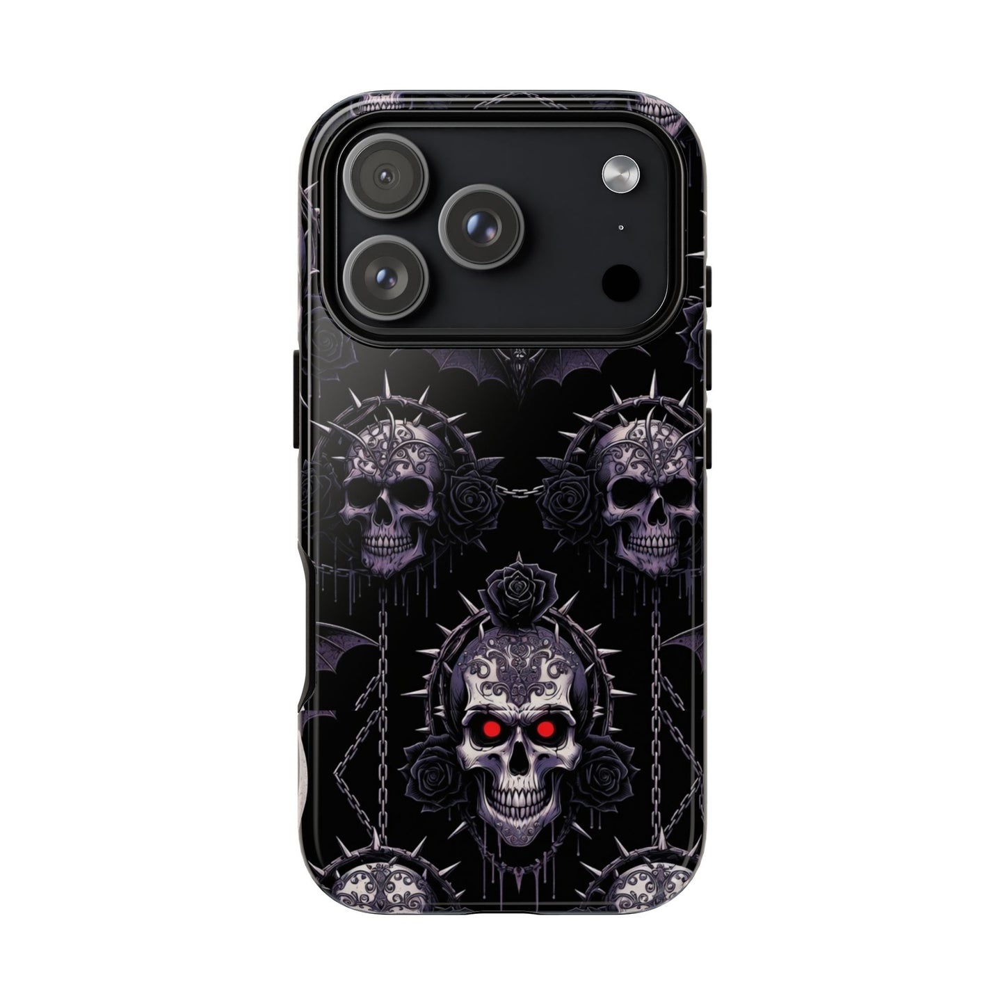 Skull & Red-Eye Gothic Phone Case