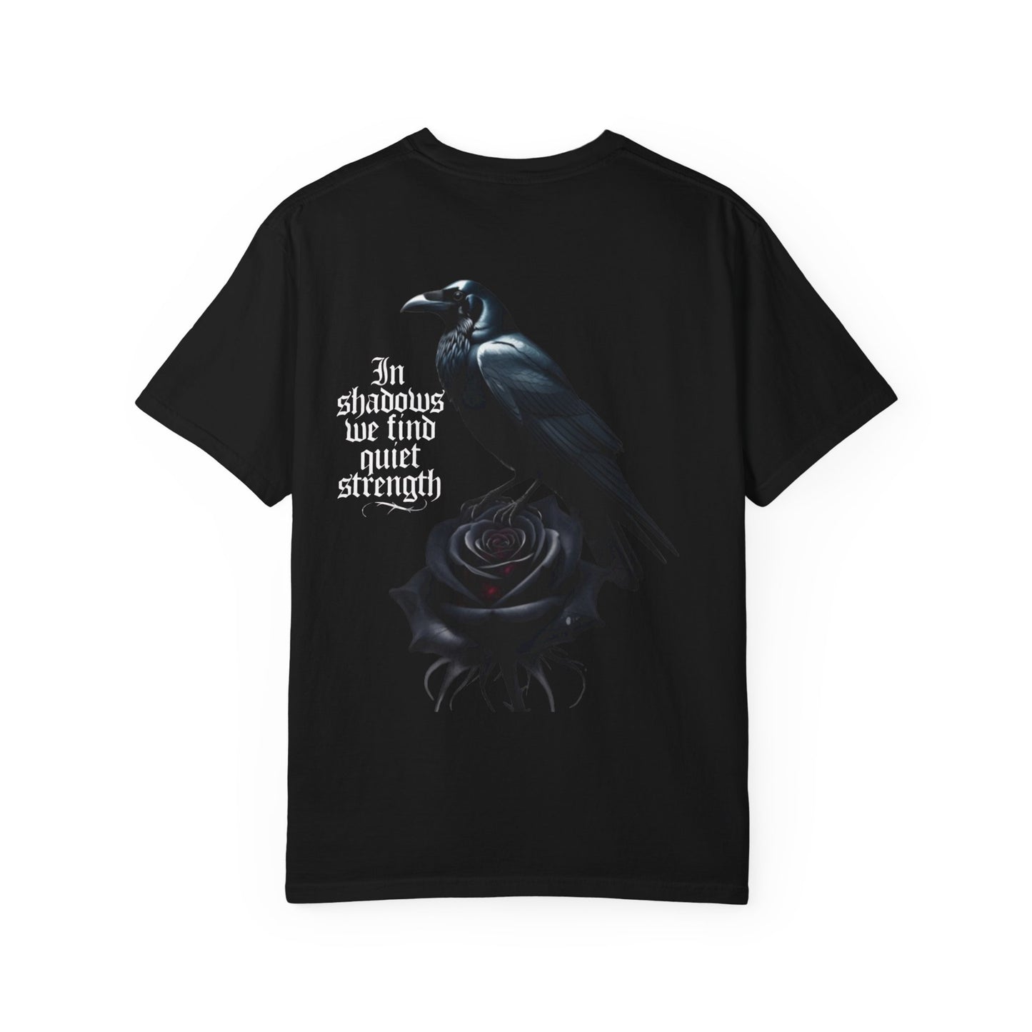 Gothic Rose & Raven T-Shirt — "The Lost Ones"