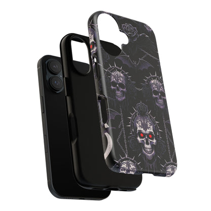 Skull & Red-Eye Gothic Phone Case