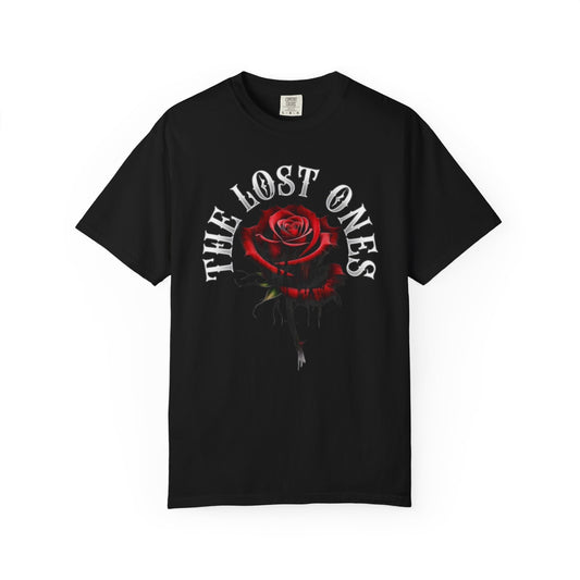 Gothic Rose & Raven T-Shirt — "The Lost Ones"