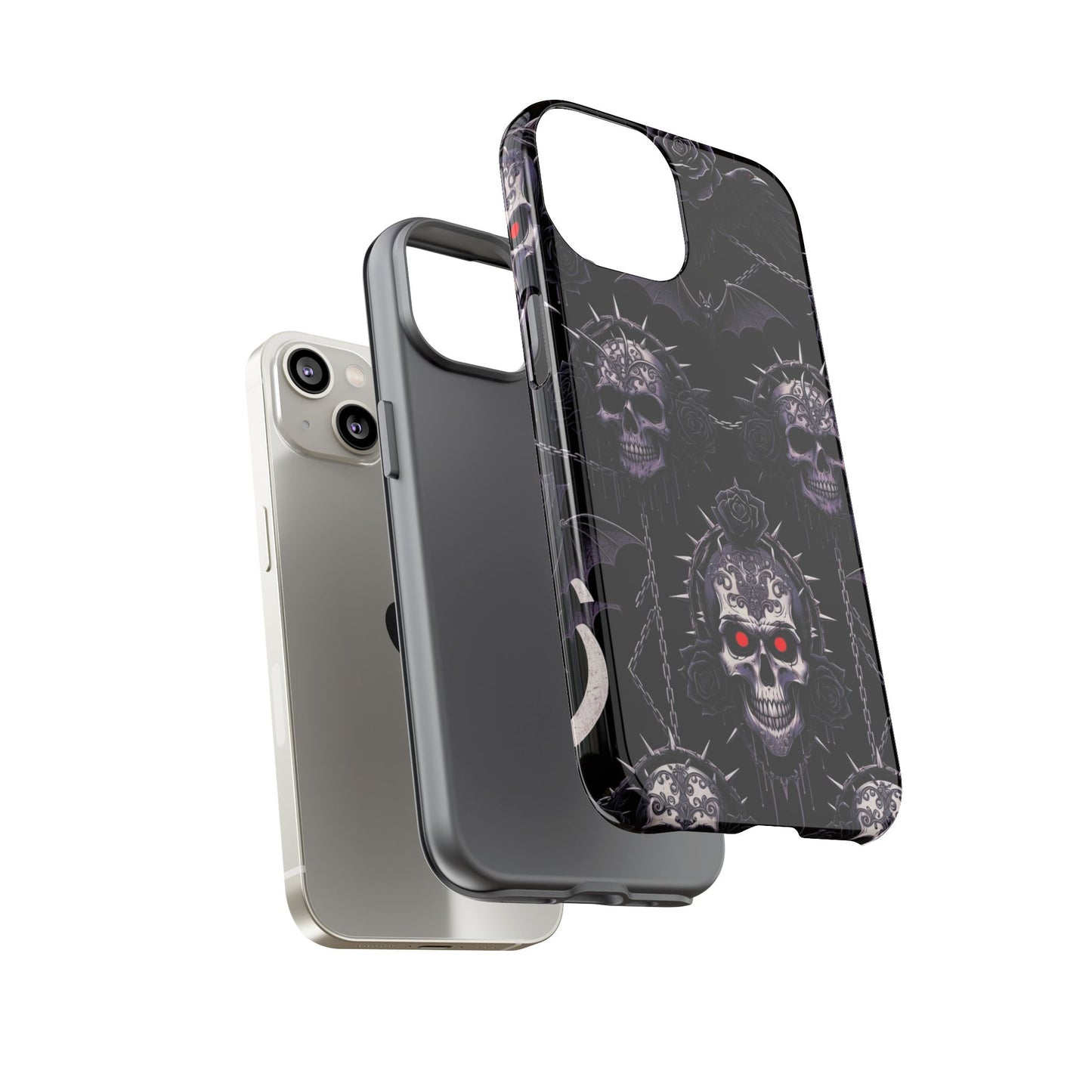 Skull & Red-Eye Gothic Phone Case