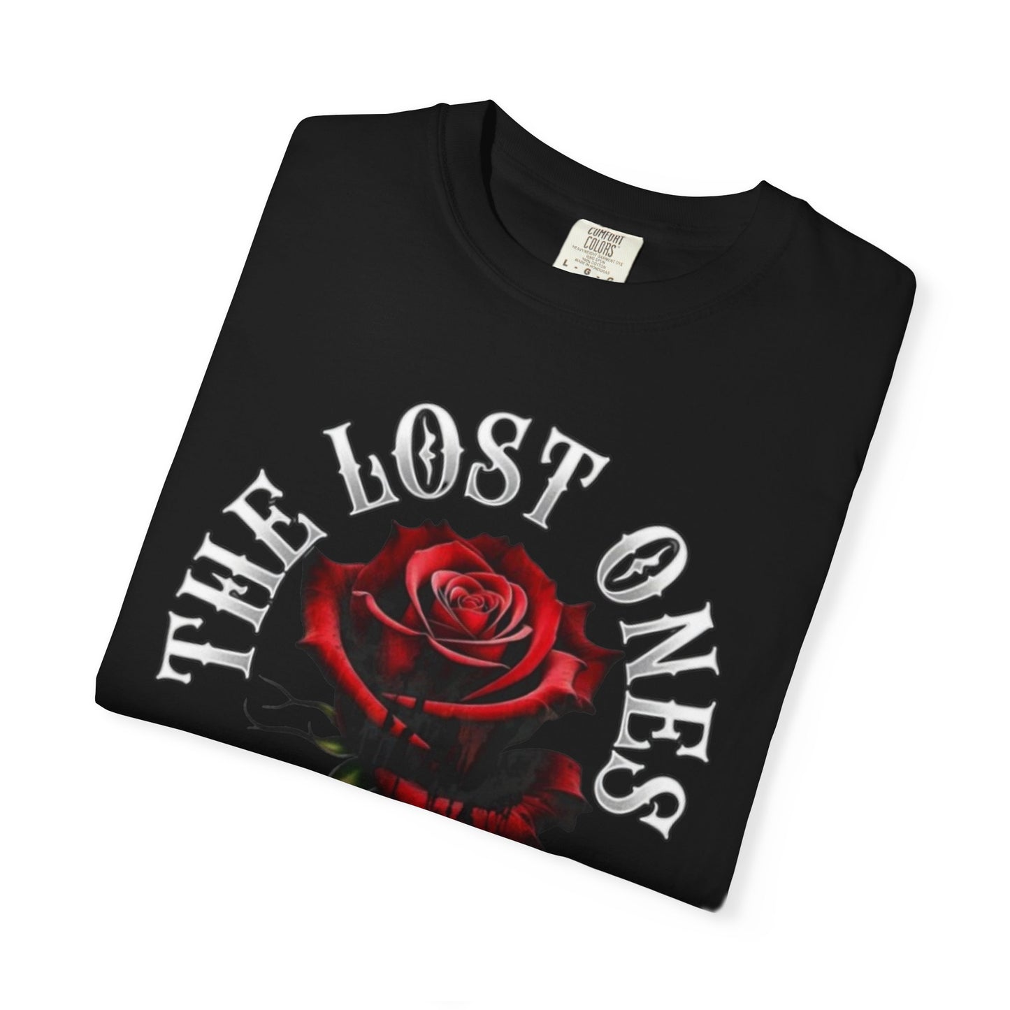 Gothic Rose & Raven T-Shirt — "The Lost Ones"