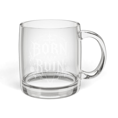 Engraved Glass Coffee Mug 12.25oz — Clear Personalized Tea & Espresso Cup