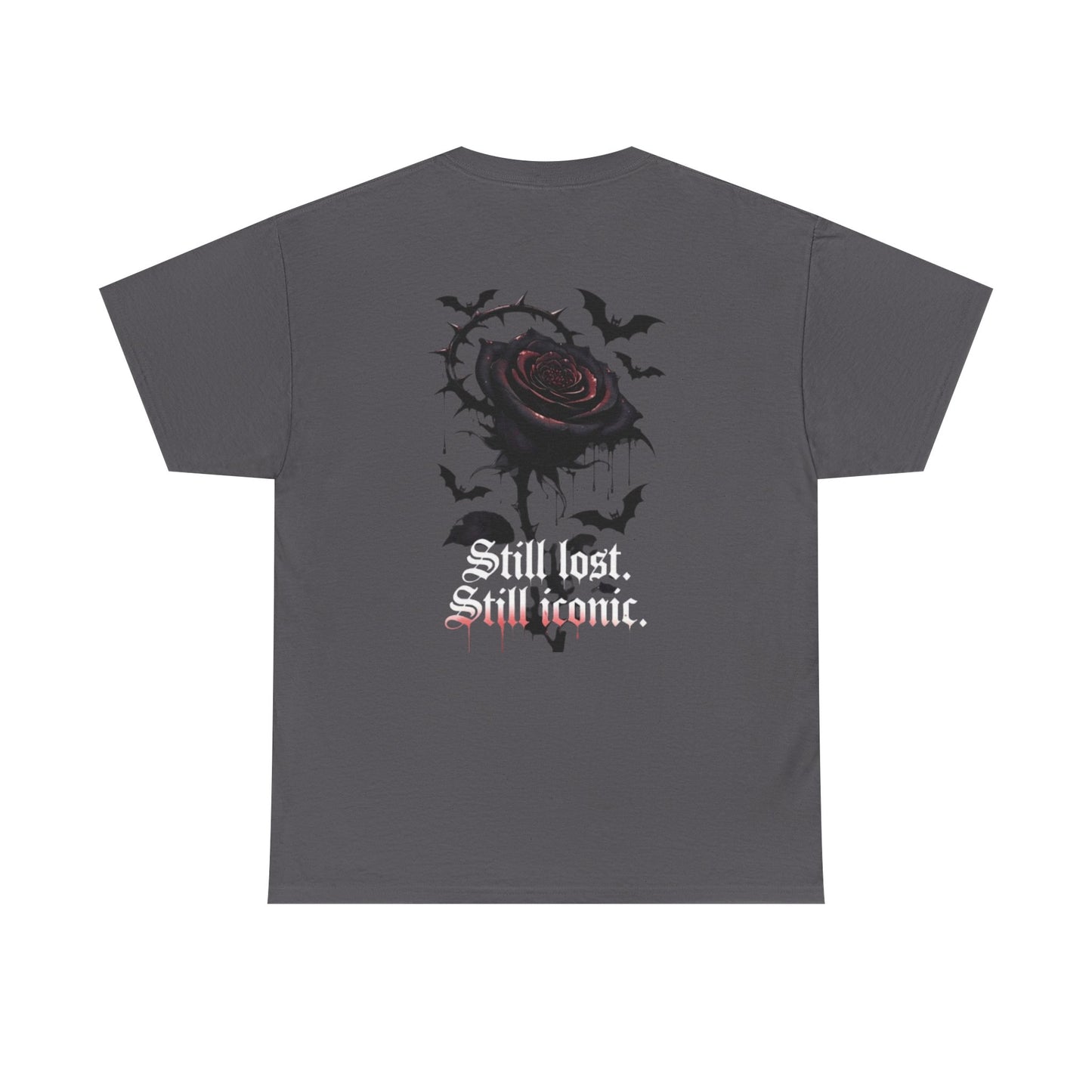 Graphic Tee — "The Lost Ones" Front & "Still lost. Still iconic." Back Gothic Black T‑Shirt