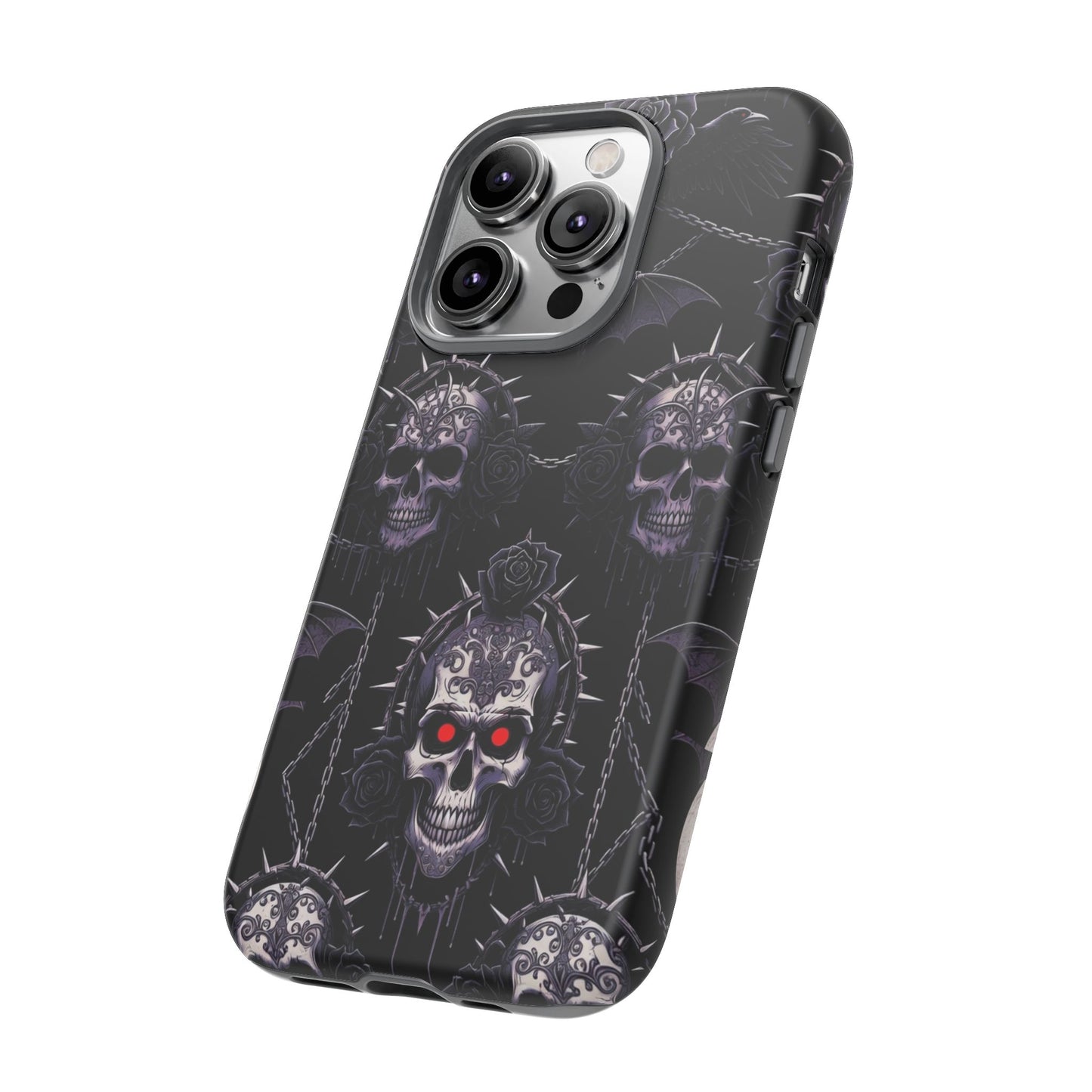 Skull & Red-Eye Gothic Phone Case