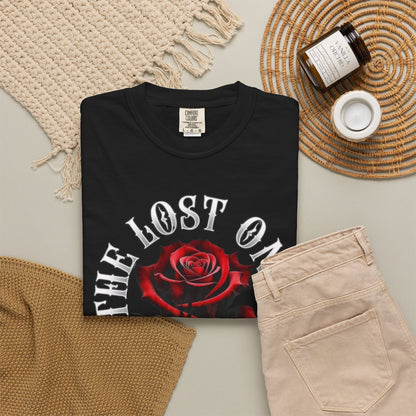 Gothic Rose & Raven T-Shirt — "The Lost Ones"