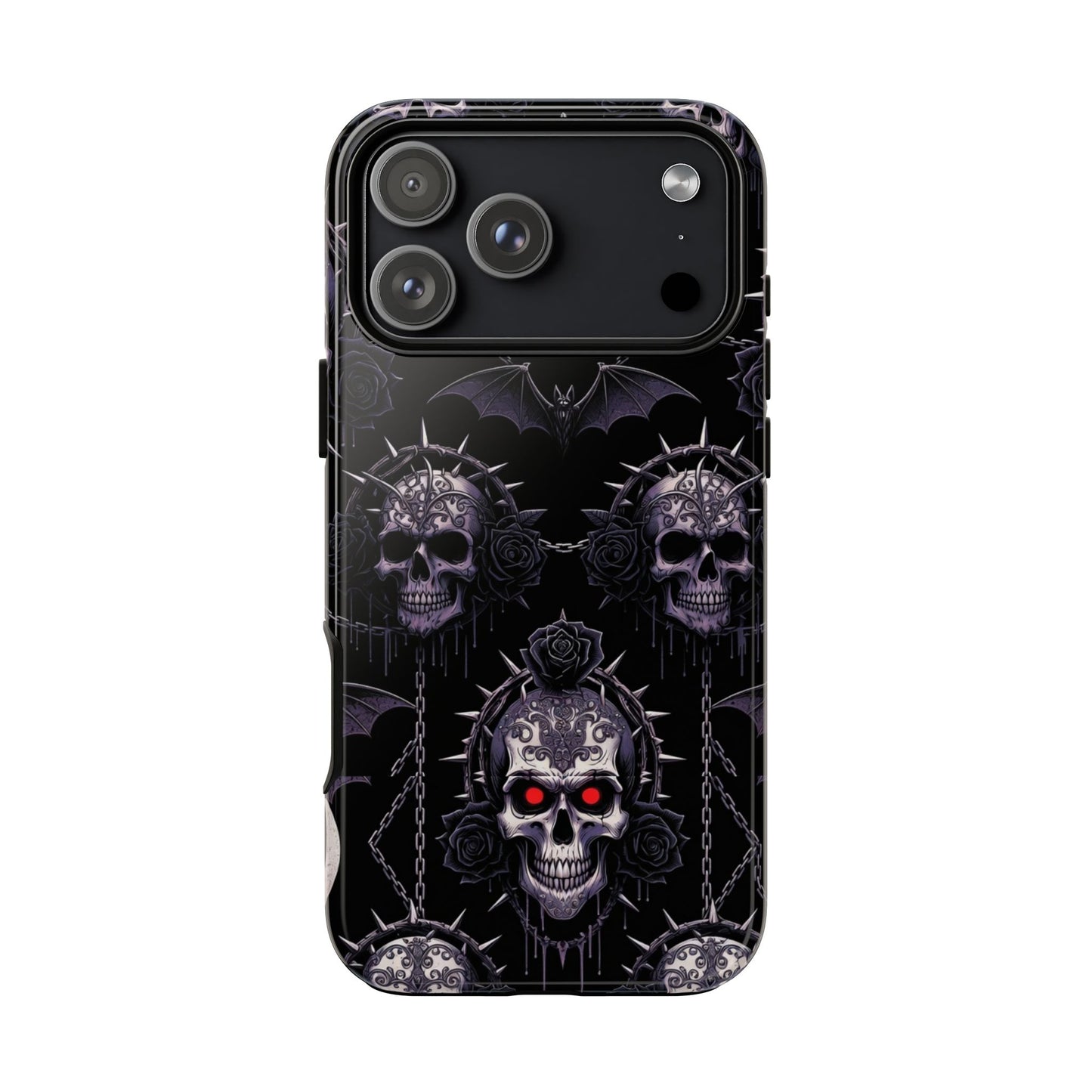 Skull & Red-Eye Gothic Phone Case