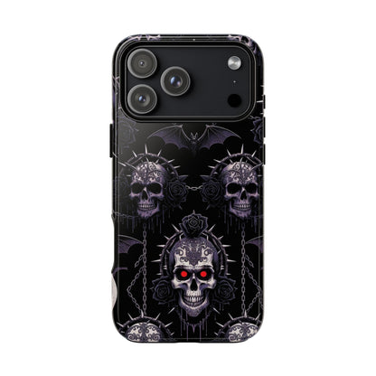 Skull & Red-Eye Gothic Phone Case