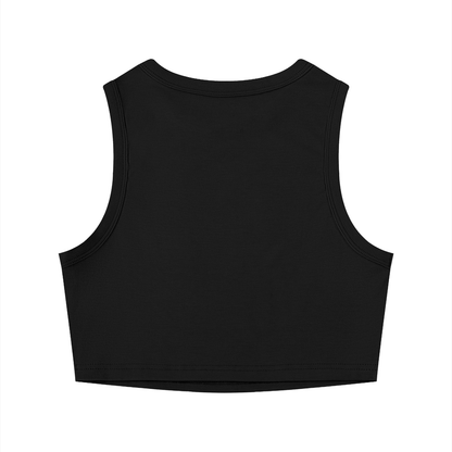 Cannabis Crewneck Crop Tank Top