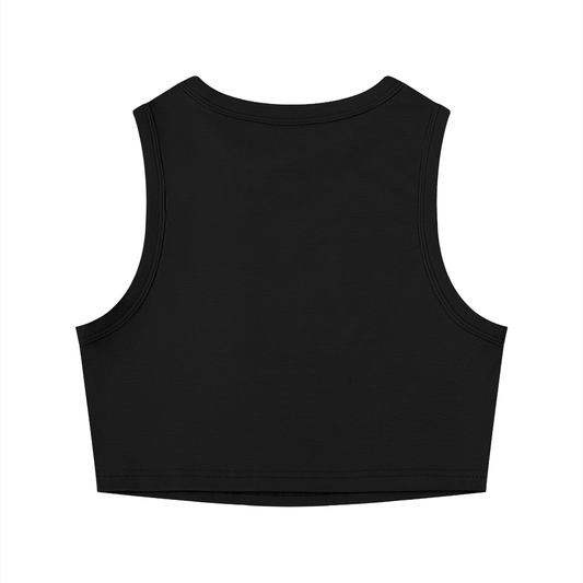 Cannabis Crewneck Crop Tank Top