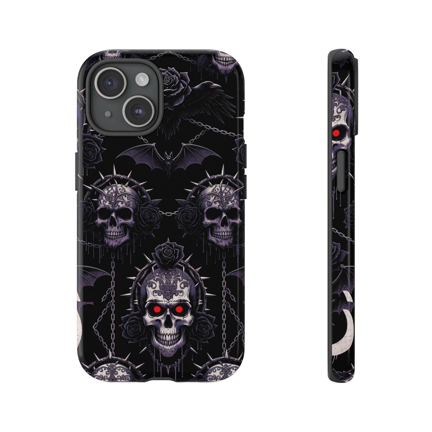 Skull & Red-Eye Gothic Phone Case