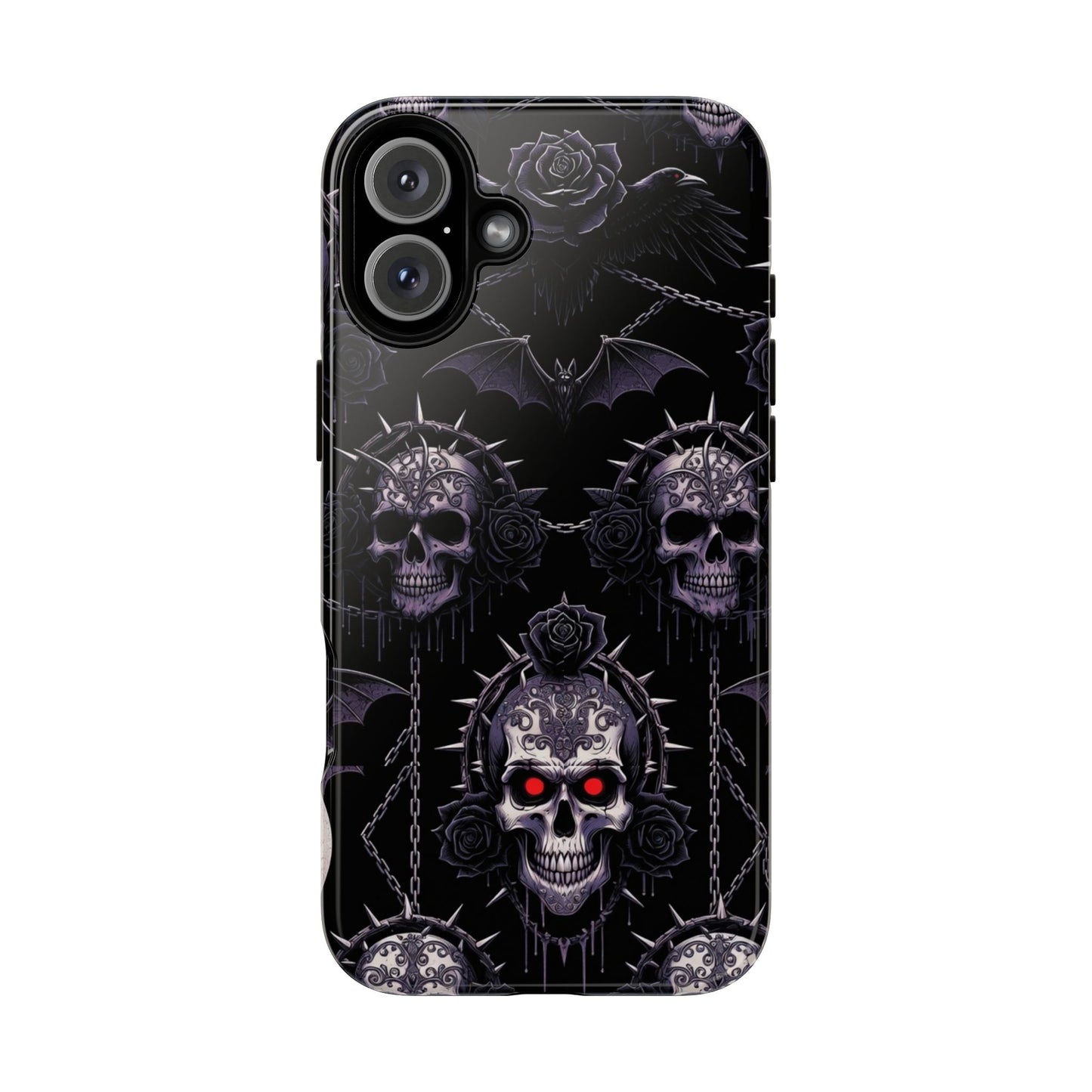 Skull & Red-Eye Gothic Phone Case