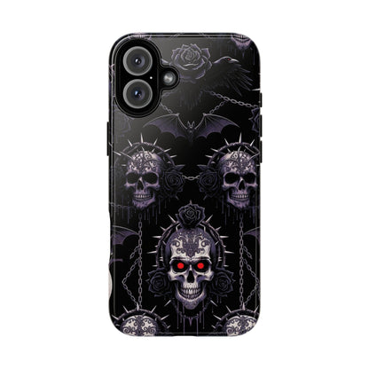Skull & Red-Eye Gothic Phone Case