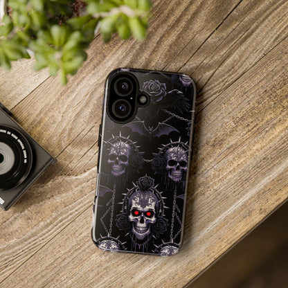 Skull & Red-Eye Gothic Phone Case