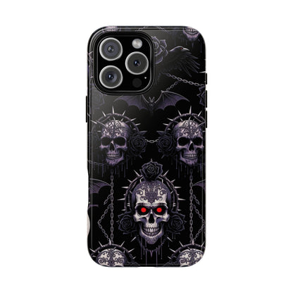 Skull & Red-Eye Gothic Phone Case