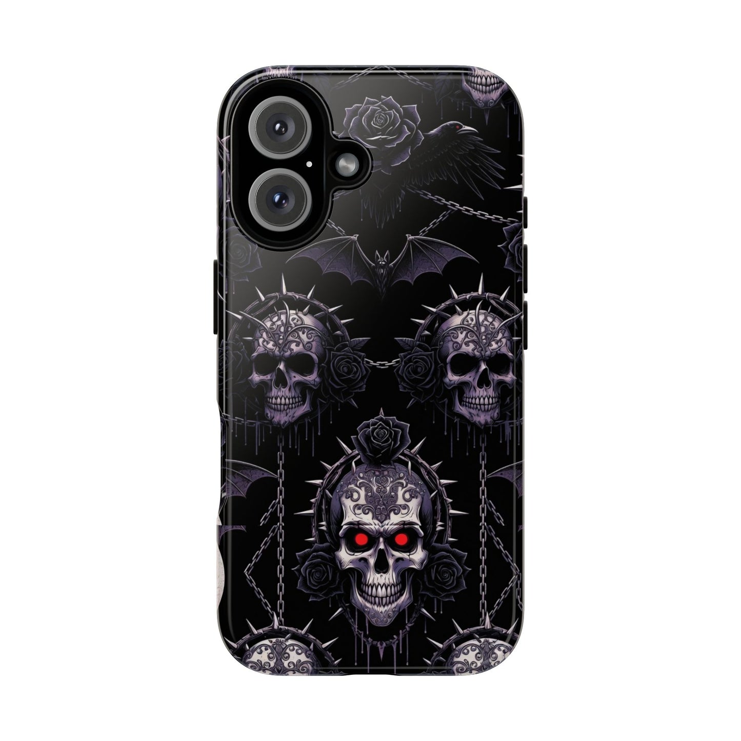 Skull & Red-Eye Gothic Phone Case