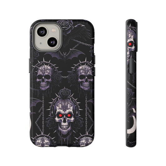 Skull & Red-Eye Gothic Phone Case